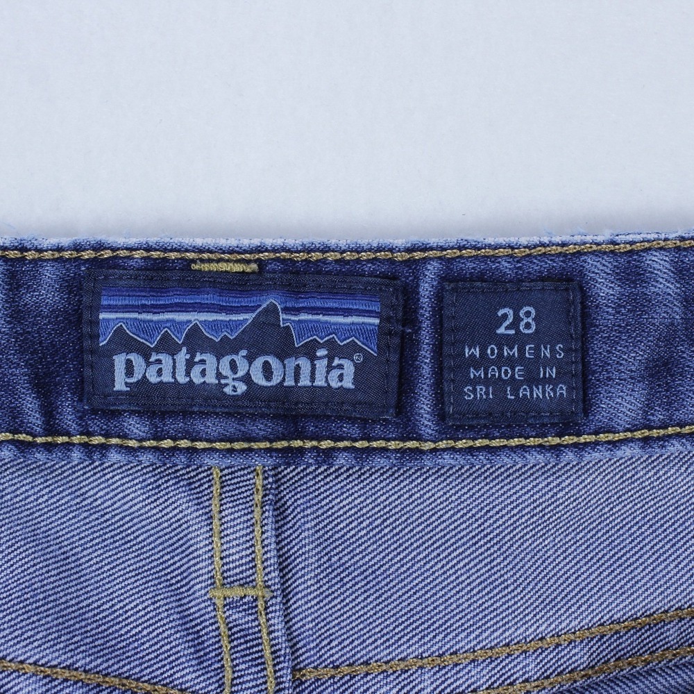 Patagonia Women's Straight/Slim Fit Jeans - Blue - Size 28 (W28) - Picture 6 of 10